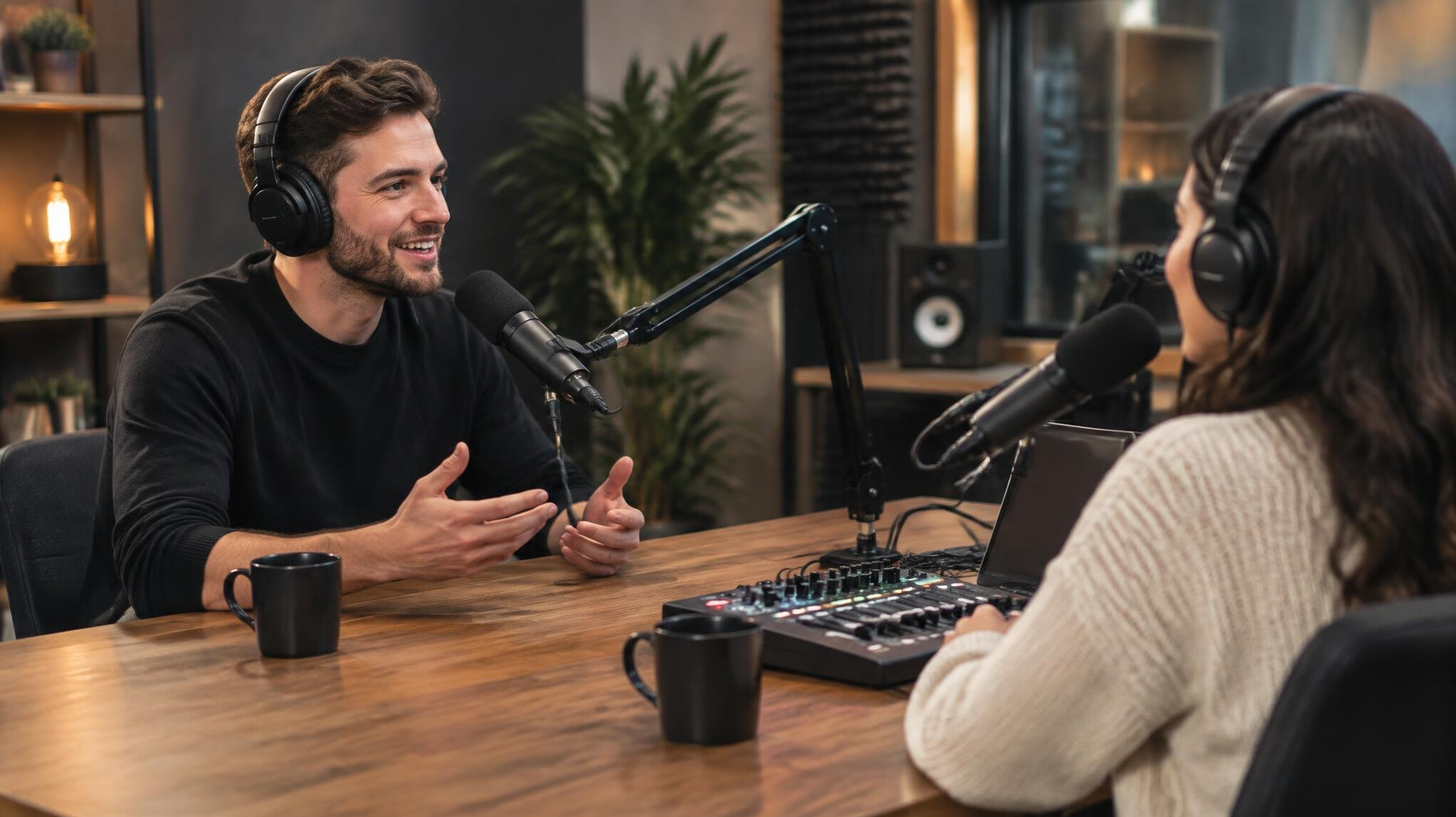 podcast recording studio